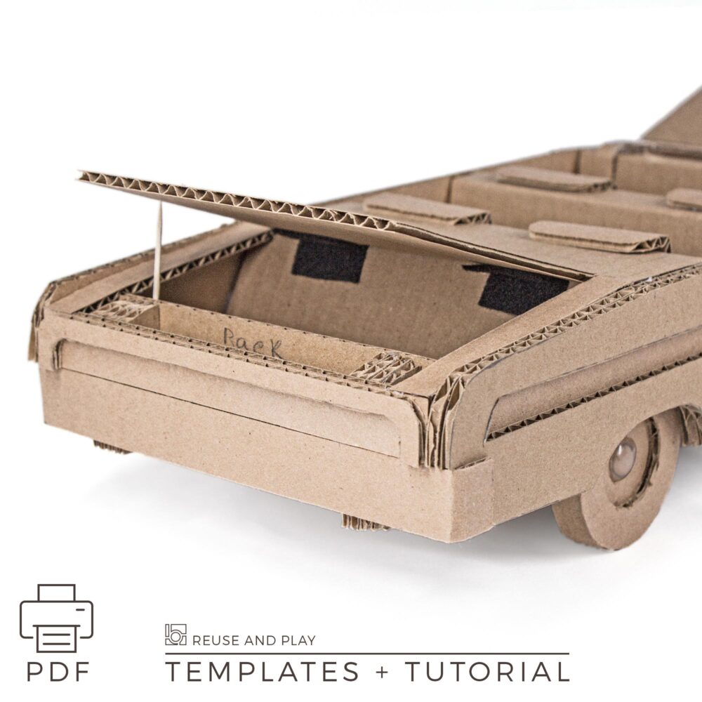 Classic ‘64 Lowrider Cardboard Car Pattern