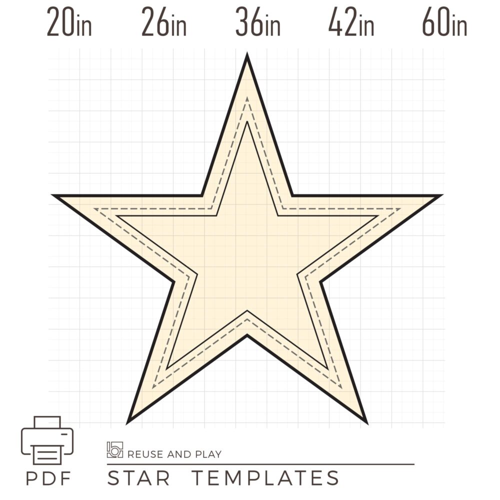 Giant Star Prop Templates