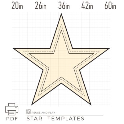 Giant Star Prop Templates