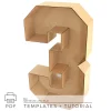 cardboard number inner support structure corrugated cardboard build